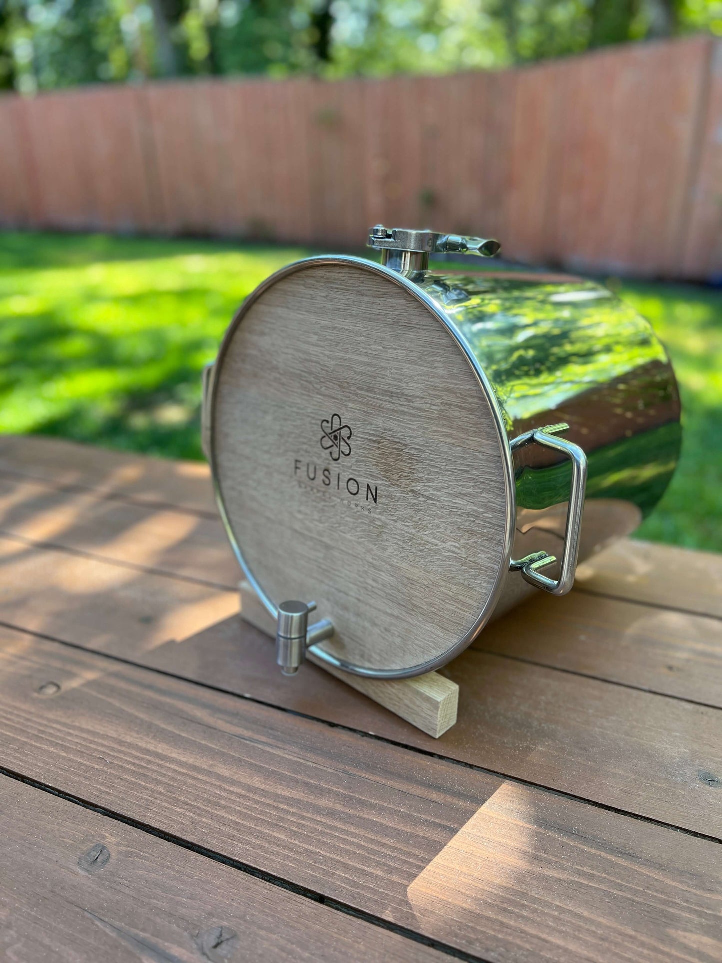 5 Gallon Charred American White Oak Hybrid Barrels V1+ Tri-Clamp