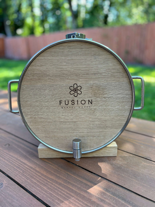 5 Gallon Charred American White Oak Hybrid Barrels V1+ Tri-Clamp